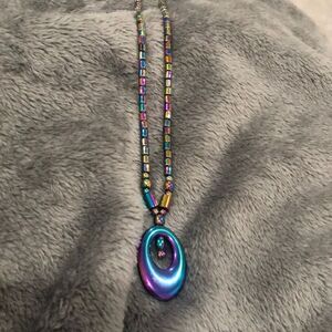 Magnetic closure multicolors heavy necklace qualit